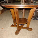 End table in oak era Art Deco