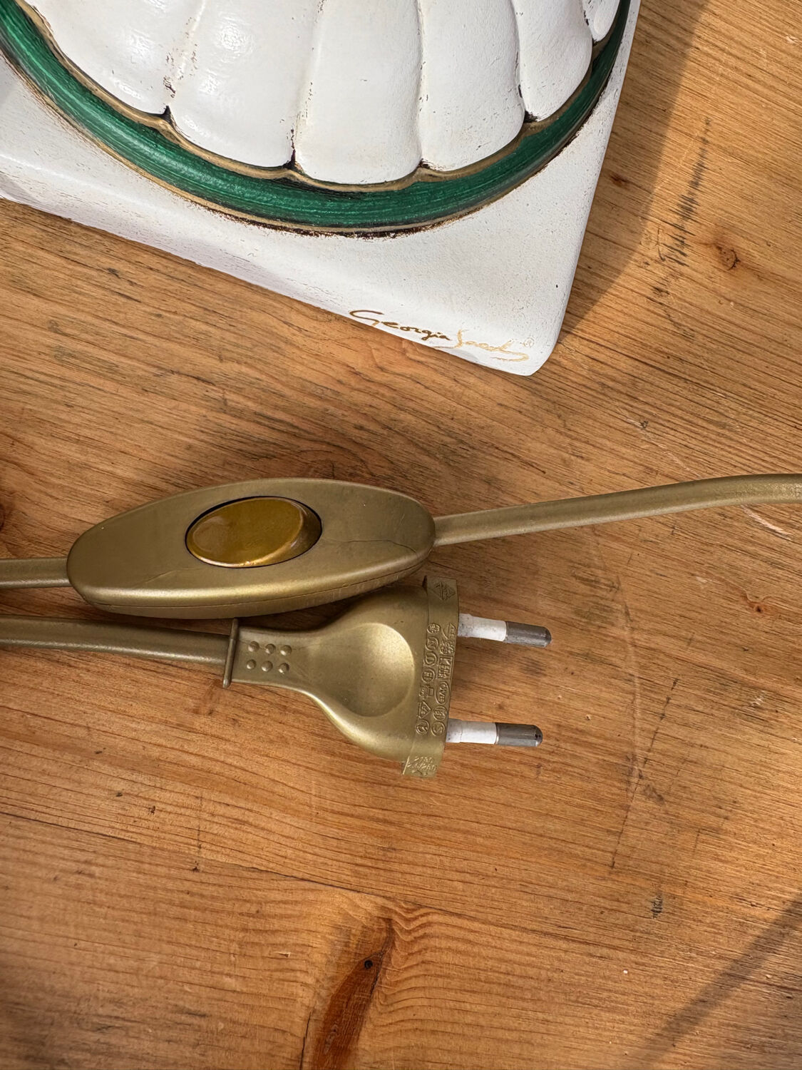 Georgia Jacob Lamp – Vintage draped model (71 cm)