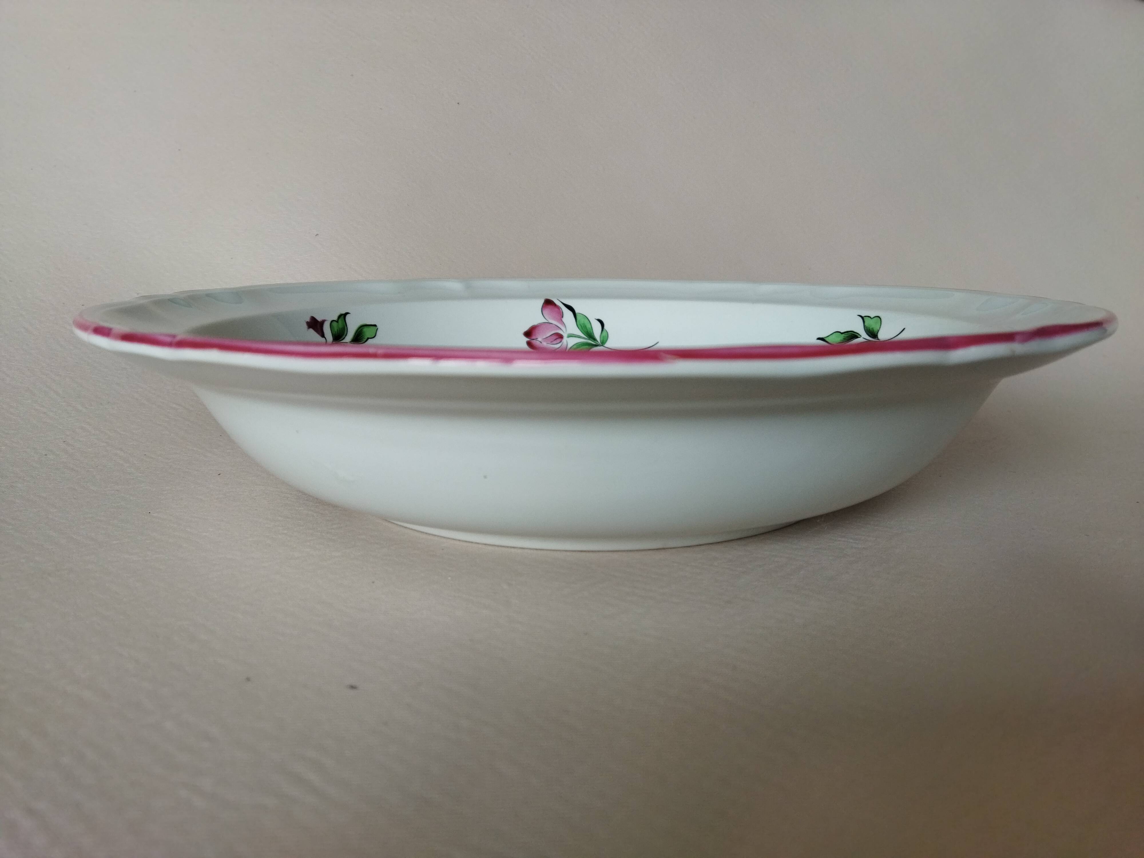 Deep dish "Fine street lamp" KG Lunéville