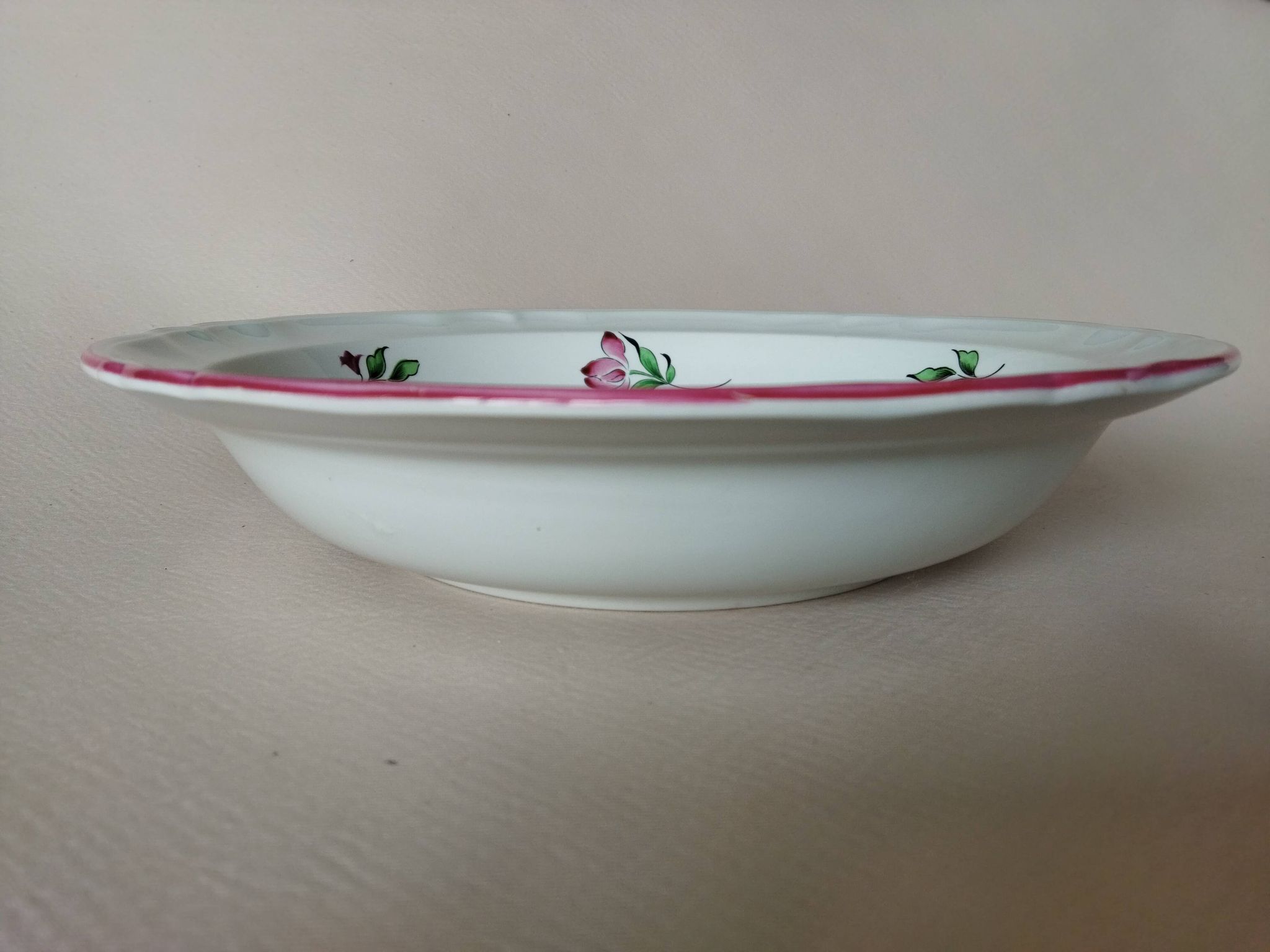 Shallow dish "Fine Street Lamp" KG Lunéville