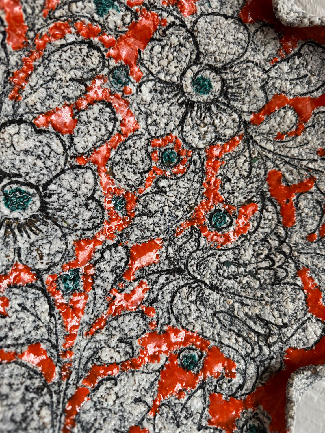 Ceramic pocket dish Vallauris 1960s