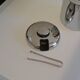 chrome metal ice bucket or elephant ice cubes made in Japan vintage 1970