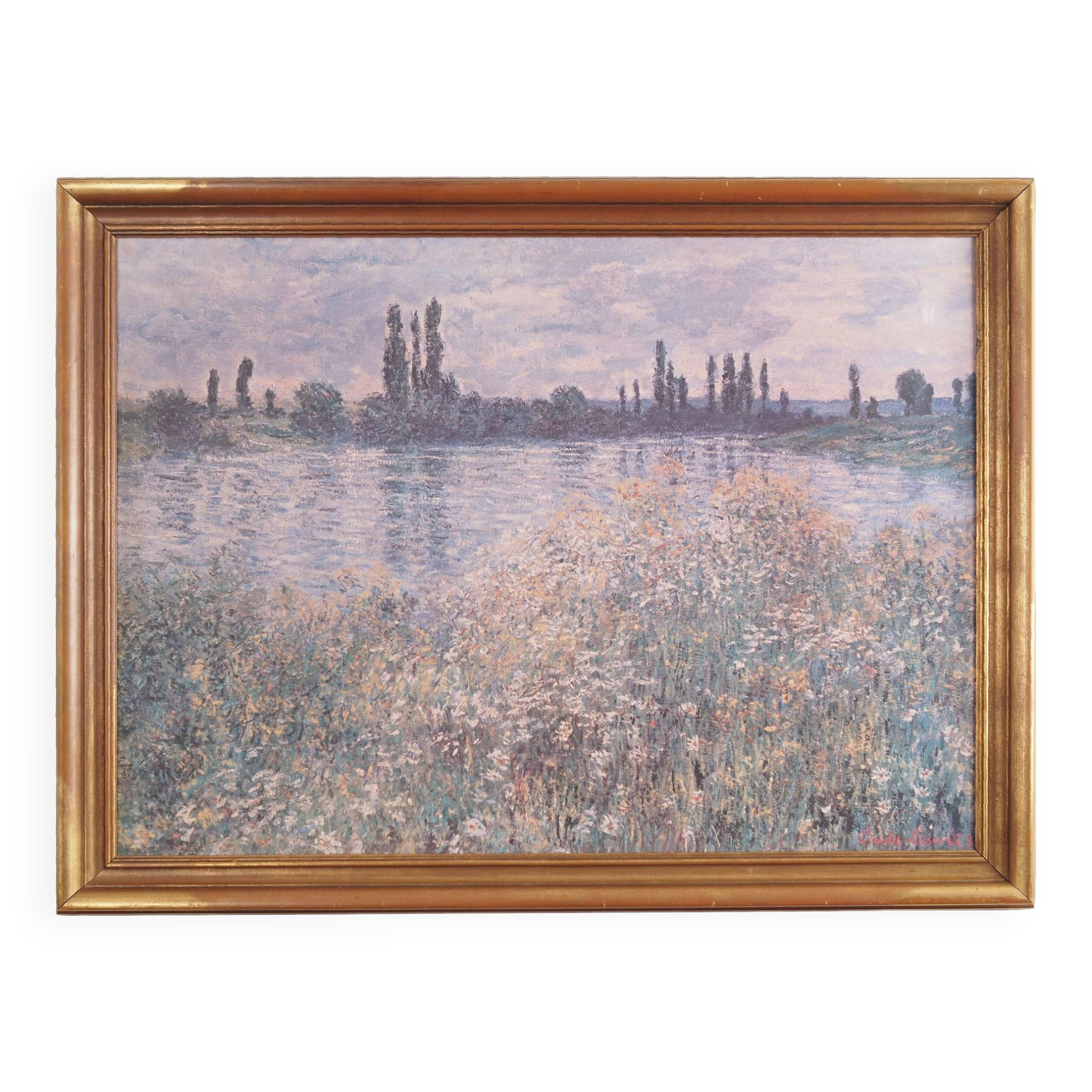 Painting “The Blue Meadow” reproduction