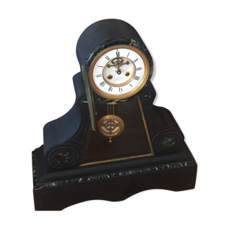 Notary clock in marble and brocot movement 1880