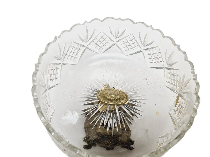 Rococo bronze bowl on stand, France, 1890s