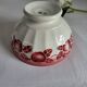 Antique faceted earthenware bowl, Digoin Badonviller