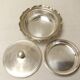 Antique silver-plated vegetable dish, tableware