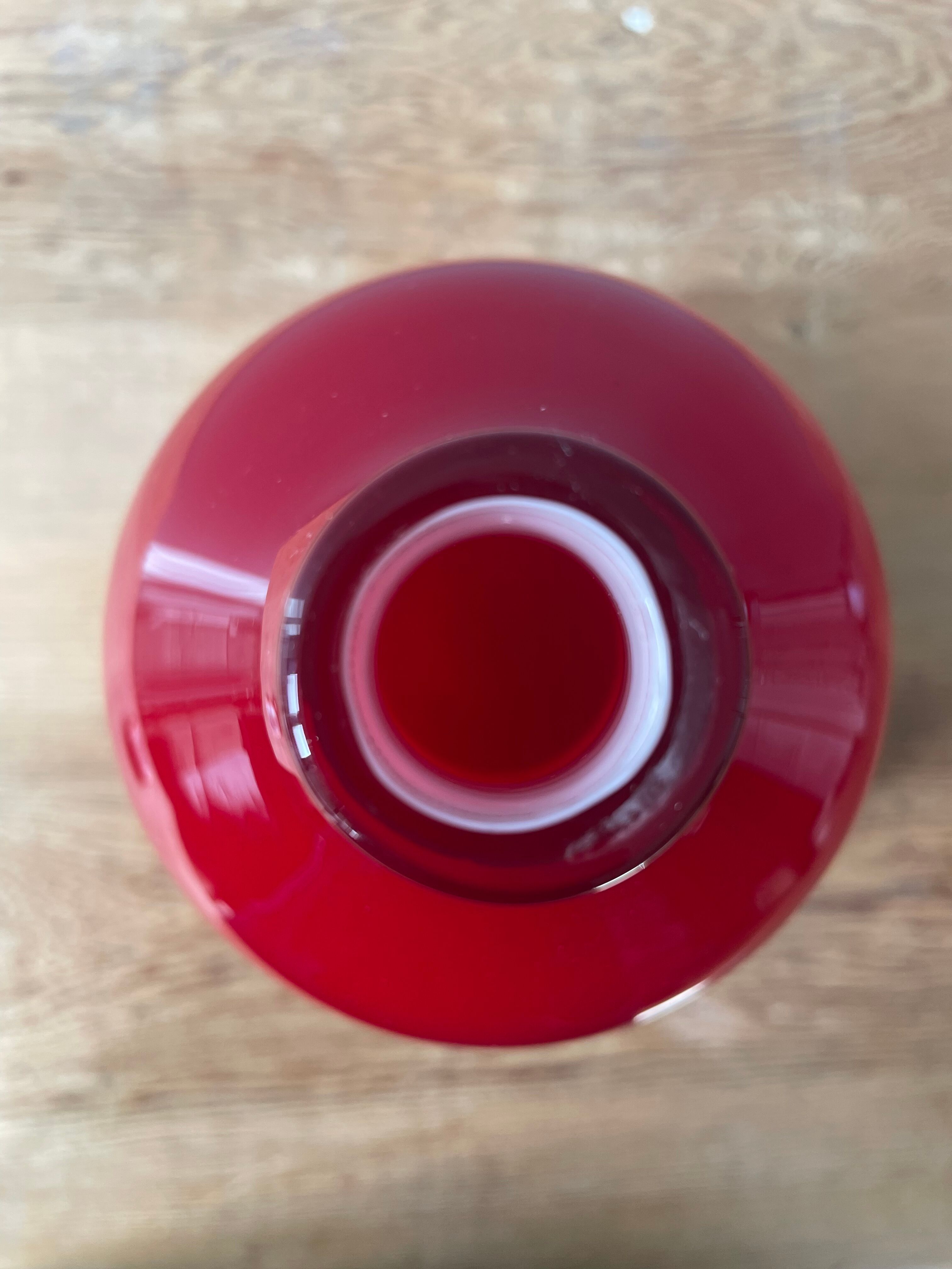 Holmegaard blown glass vase, Denmark 1960