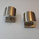 Pair of vintage adjustable wall lights, brass, SCE France 1970