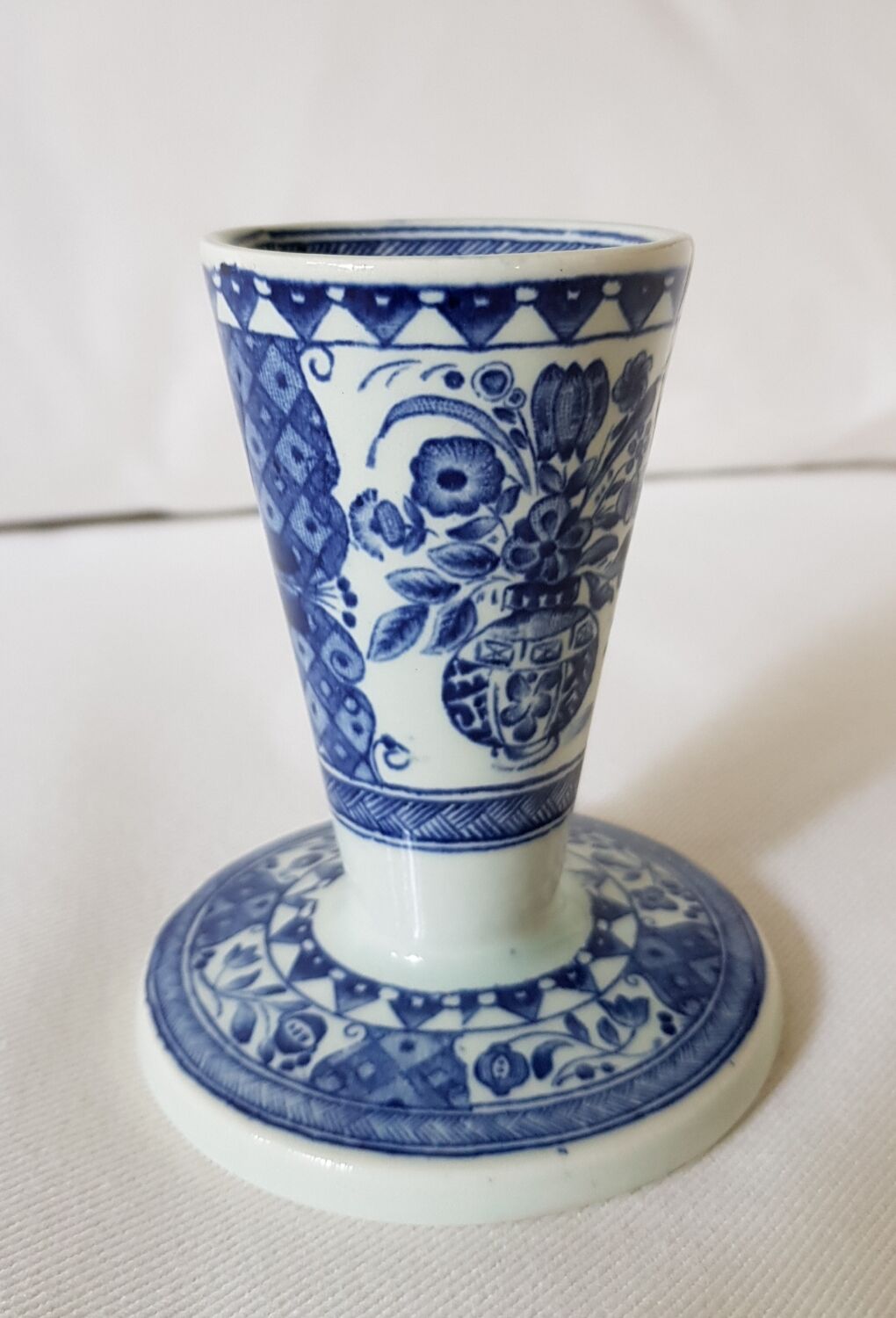 Bougeoir bleu blanc, Royal Sphinx Maastricht