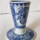 Bougeoir bleu blanc, Royal Sphinx Maastricht