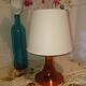 BEDSIDE LAMP IKEA YEARS 1990 MODEL LAMPAN COLOR ORANGE