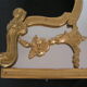 Miroir fronton en bois doré XIXeme style Louis XV - 78x49cm