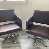 Paire de fauteuils de coiffeur