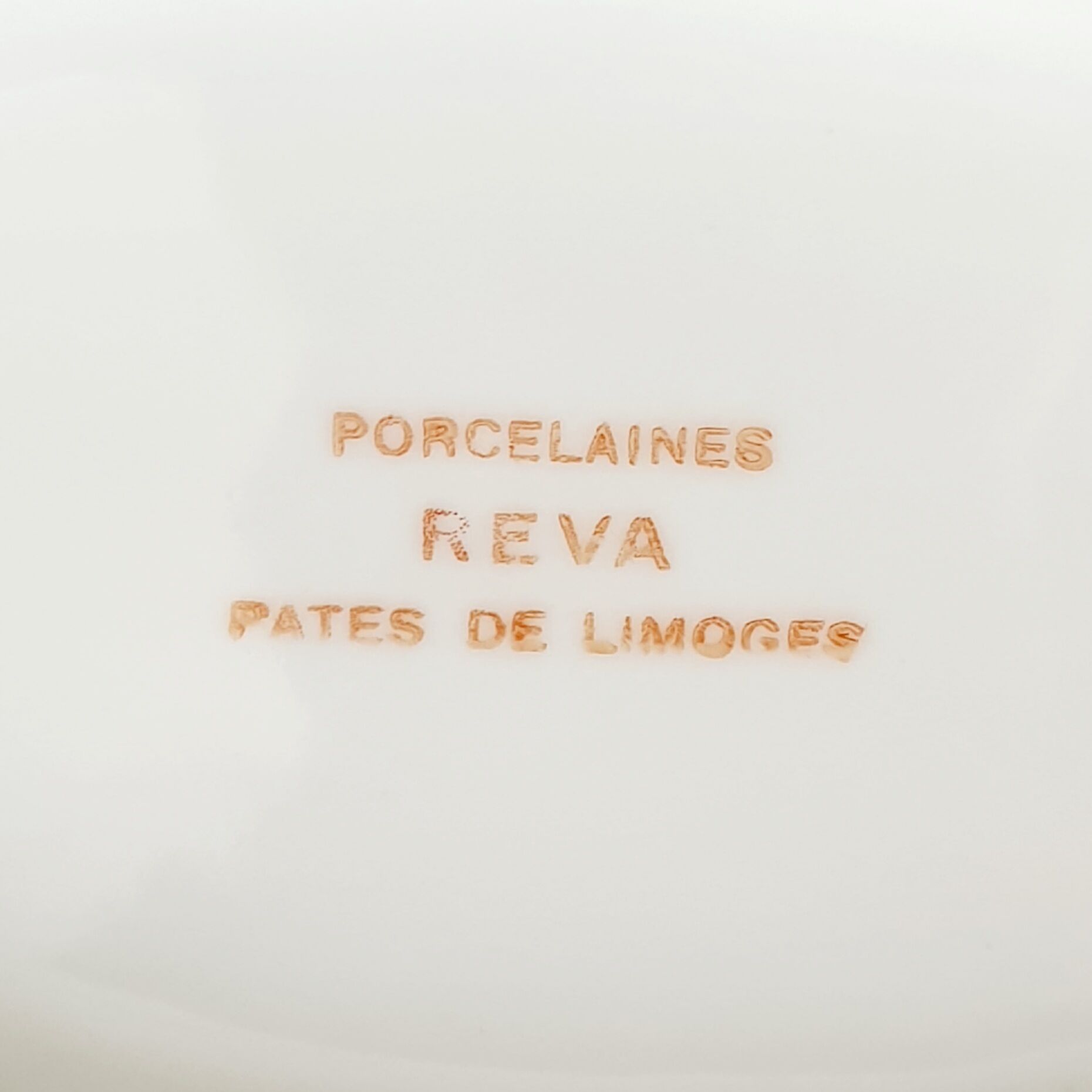Set of 2 reva Limoges porcelain dishes