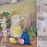 Still life painting canvas