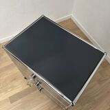USM Haller rolling cabinet in Anthracite Grey