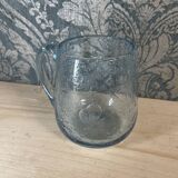 Large bubble glass mug