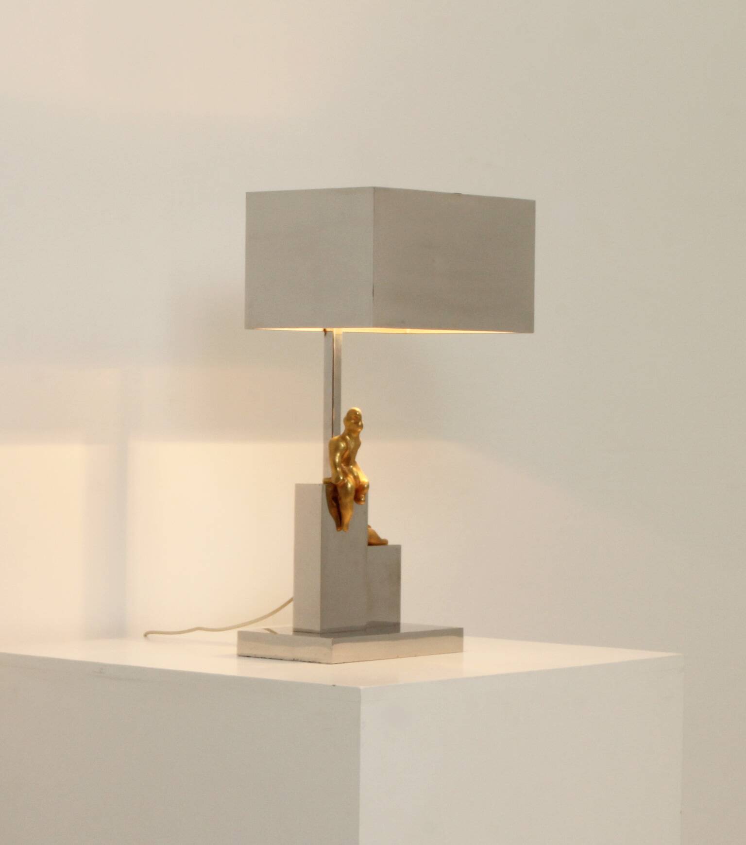Large table lamp by the Spanish sculptor Aurelio Teno, 1970s.