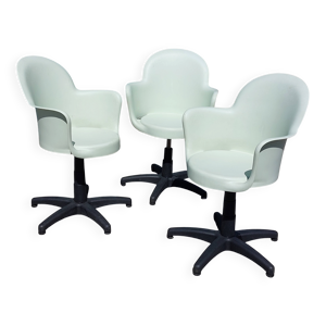 3 fauteuils de bureau