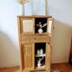 Solid oak Art Deco sideboard