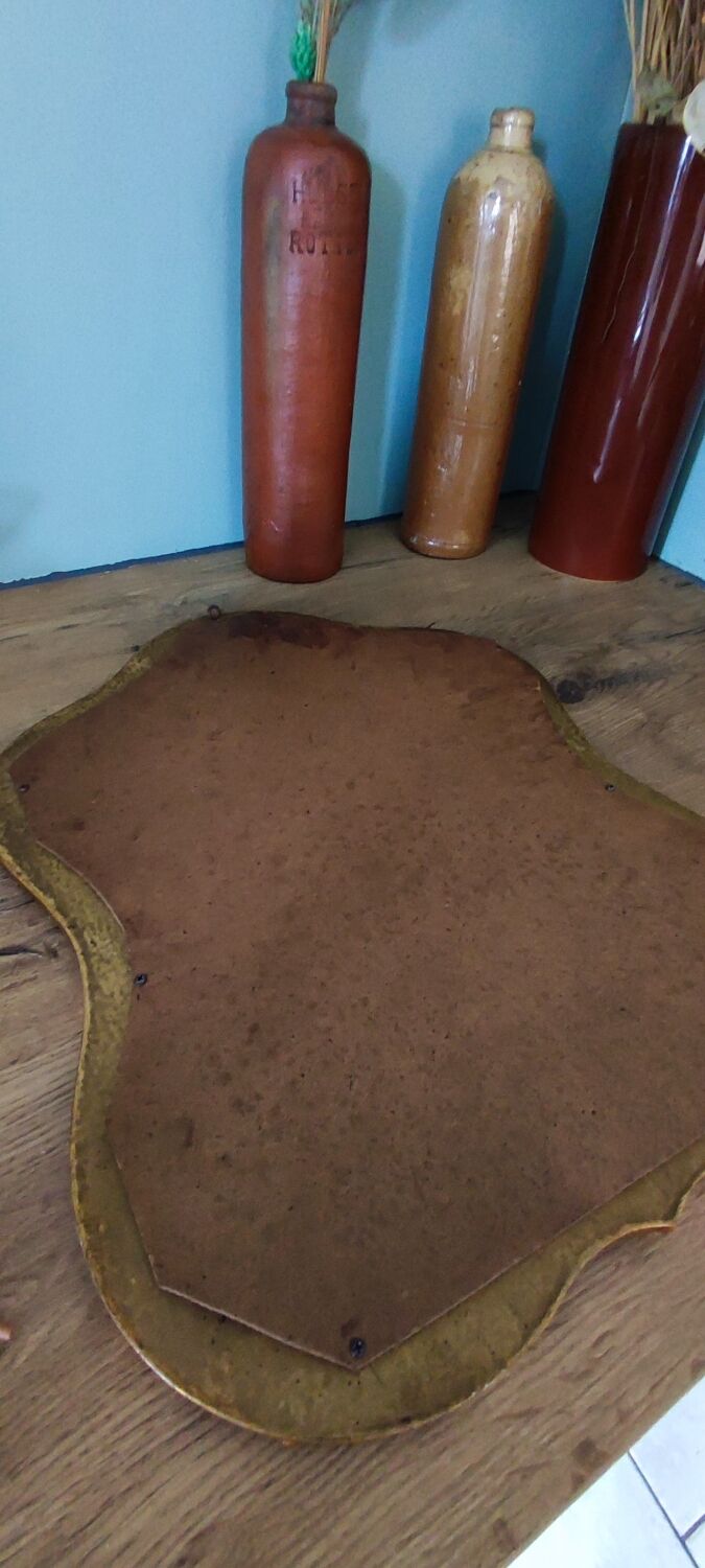 Golden mirror, 44x36 cm