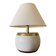 Monumental white ceramic and brass lamp base, italy 1970s