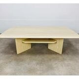 Travertine rectangle coffee table