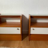 Pair of vintage bedside tables