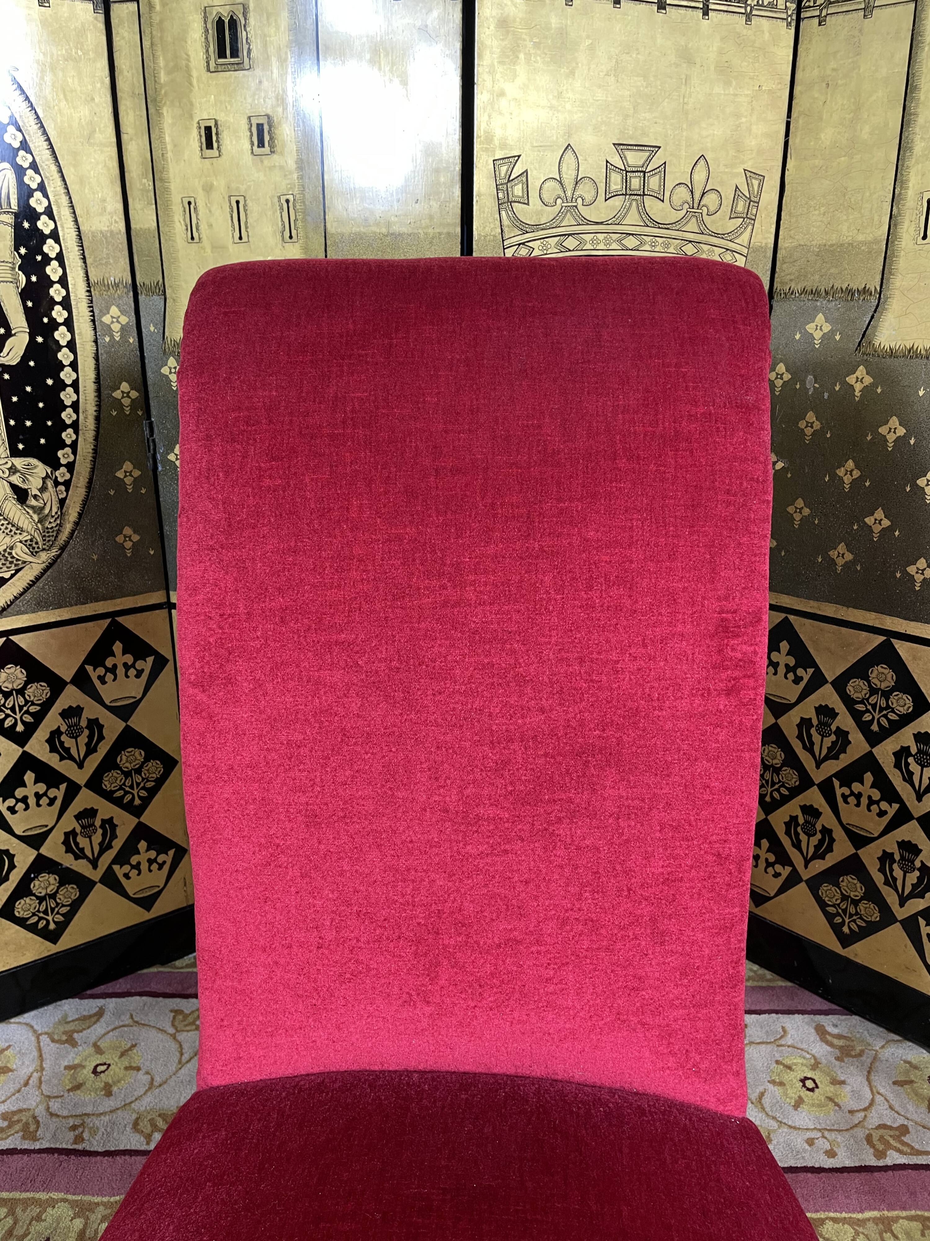 Warmer period Napoleon III red velvet