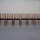 Model 85 Teak Dining Chairs by Niels Otto Møller for J. L. Møllers, 1960s, Set of 6