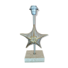 Silvered bronze star lamp stand by Maison Charles
