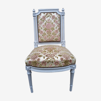 Chaise style Louis XVI patinée