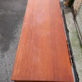 Sideboard of the 1960s teak doors sliding