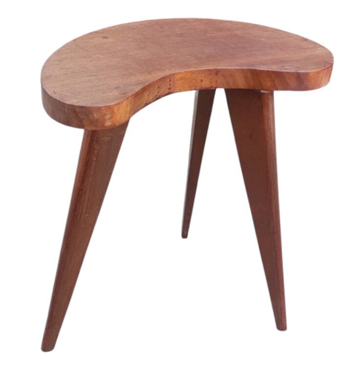 Pair of Scandinavian bean-shaped stools