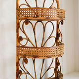 Shelf rattan and caning