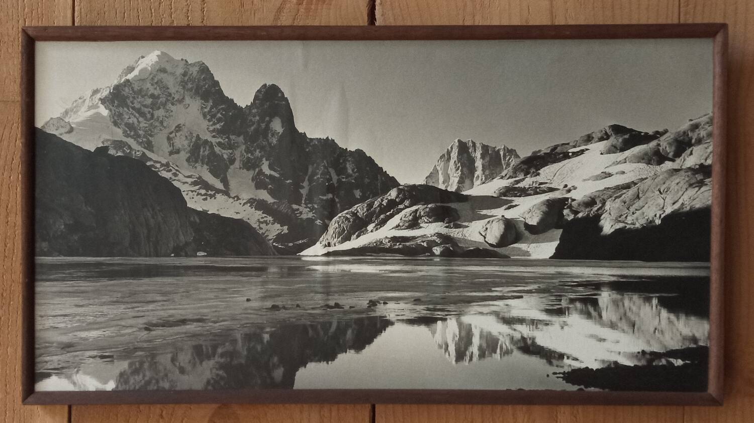 Vintage mountain photo