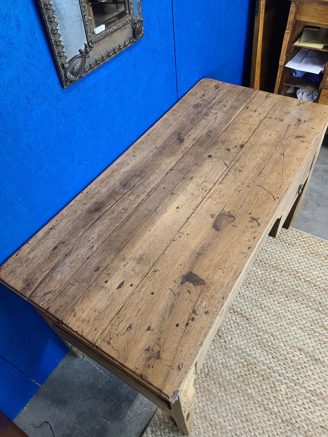 Vintage desk circa 1920, farm table