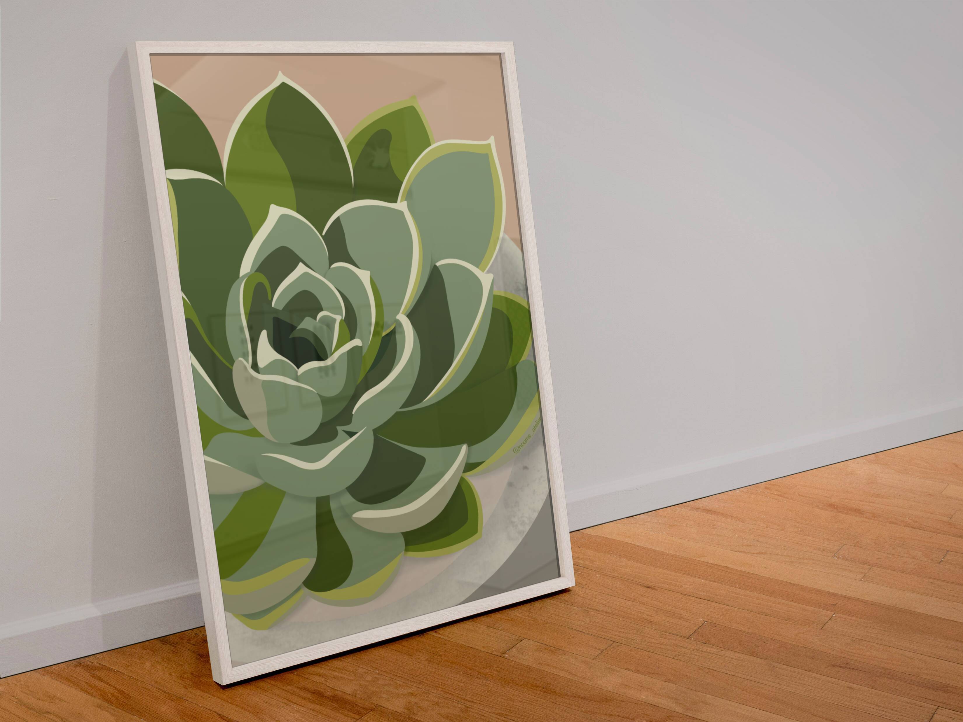Illustration "Succulent #3" by Noums Atelier