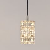 Bakalowits Vienna, up to three faceted crystal pendant lamps, Austria, 1960s