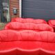 Ligne Roset - (6) pumpkin 3-seater sofa by Pierre Paulin