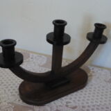 Wooden chandelier 3 branches