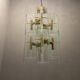 Mid-century architectural chandelier sciolari