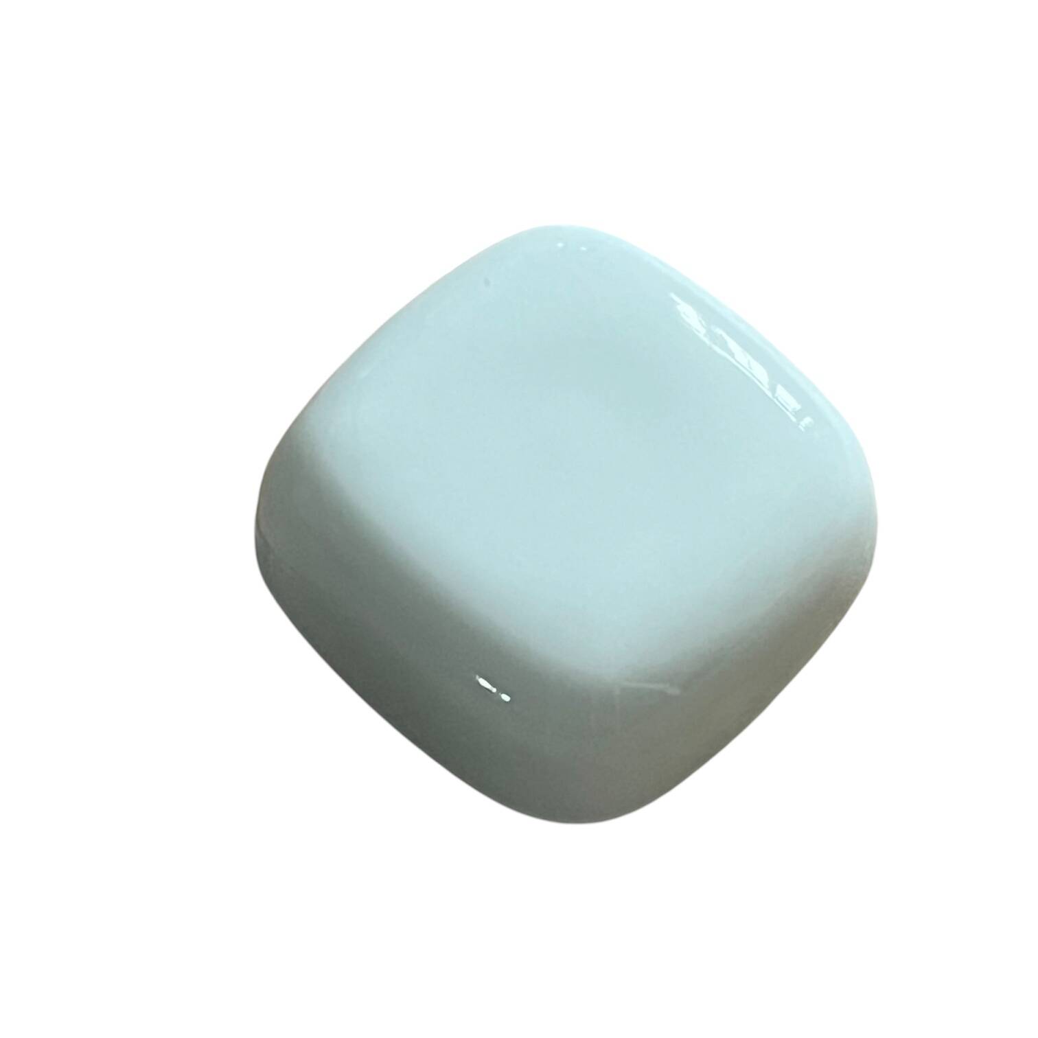 Ceiling light or square wall lamp 20 cm white opal glass