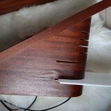 Paire de lampes scandinave bois et plexiglas