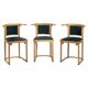 3 chaises style Art Nouveau Fledermaus par Josef Hoffmann pour Wittmann