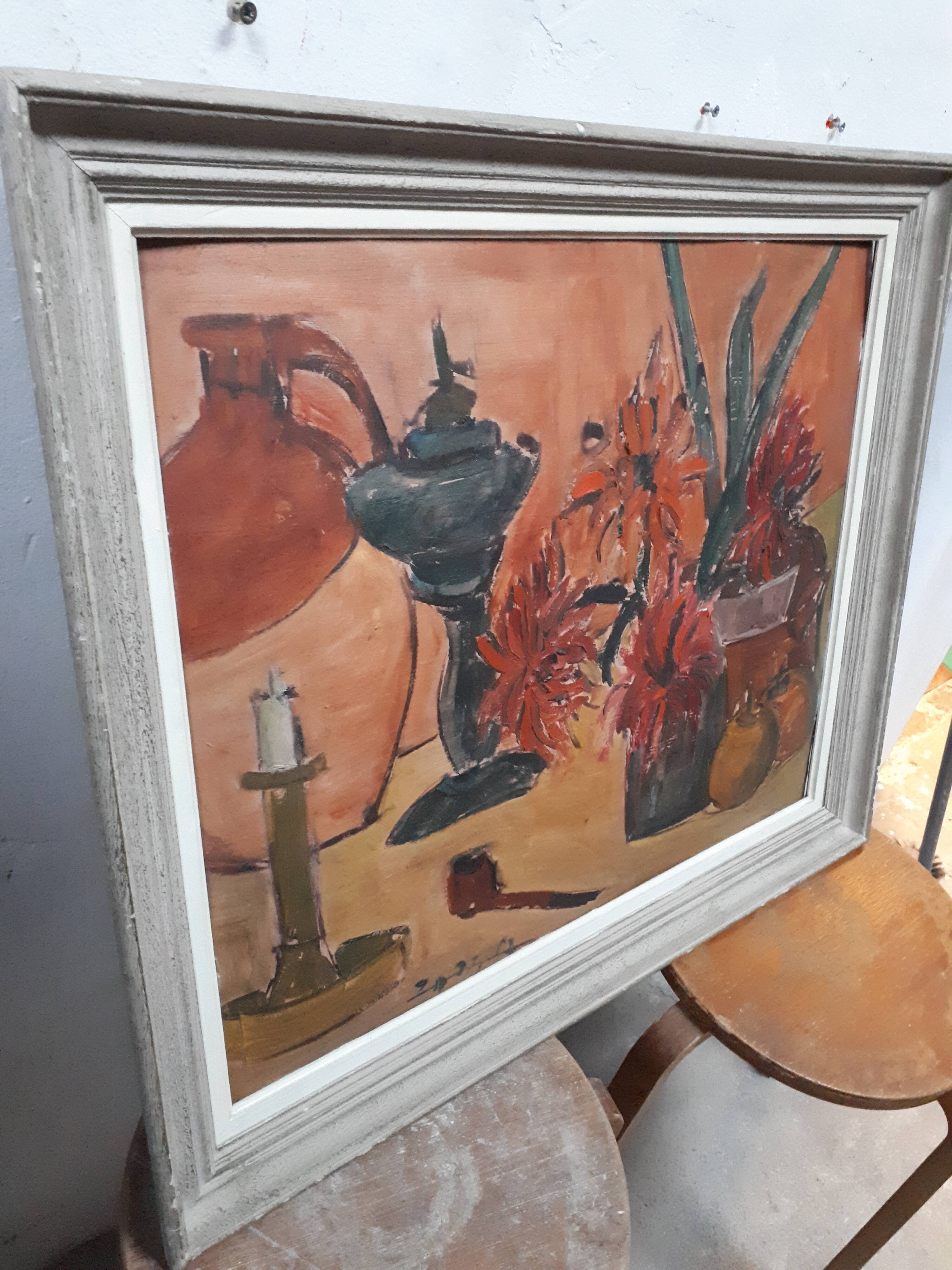 Oil on cardboard 1960/1970