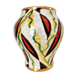 Hubert Bequet vase in earthenware