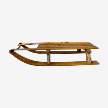 Wooden sledge from the 1950s