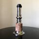 Lamp foot chrome and pink marble